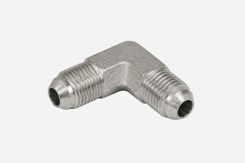Hydraulisch L-stuk, aanzicht 1