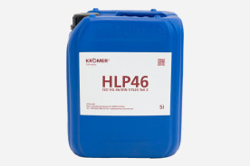 Weergave van het hydrauliekolieblik in 5 liter