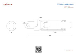 Hydraulische cilinder voor SX005 - S500