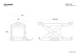 Asvrije krik voor hefplatforms SX007